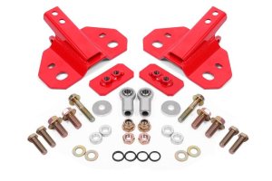 Ford Mustang Shock Mount - Rear - BMR Suspension - Steel - Red - `24-`25